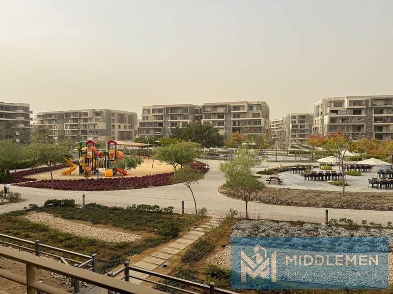 apartment 150m Prime location Ba7ary open view on Landscape Fully Finished Ready to Move palm hills capital gardens new cairo - Widok 5