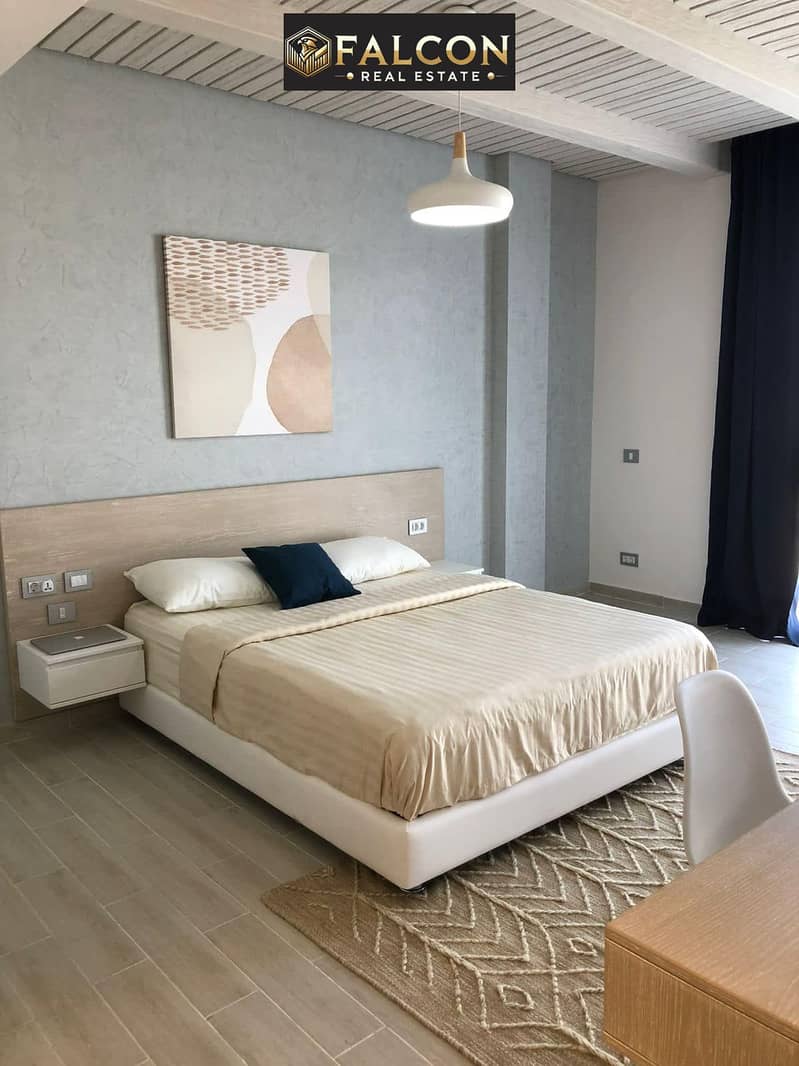 Townhouse villa double view fully finished + ACs for sale next to Lavista and South Med minutes from Amwaj North coast – pohled 5