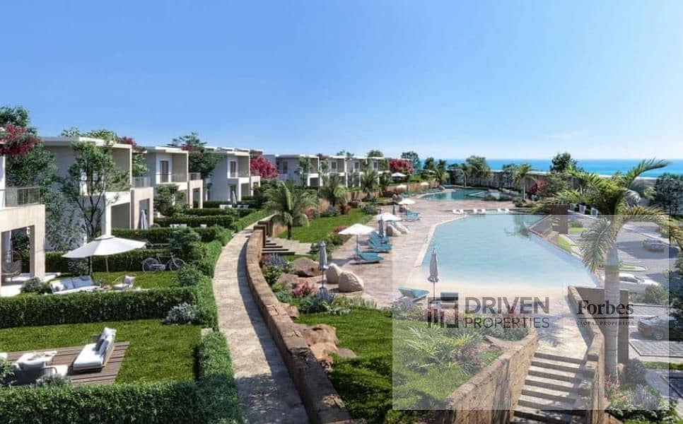 Super Lux Chalet with Direct Sea View for Sale by Installments Amwaj Sea Shore Hyde Park North Coast Ras El Hekma - Ansicht 2