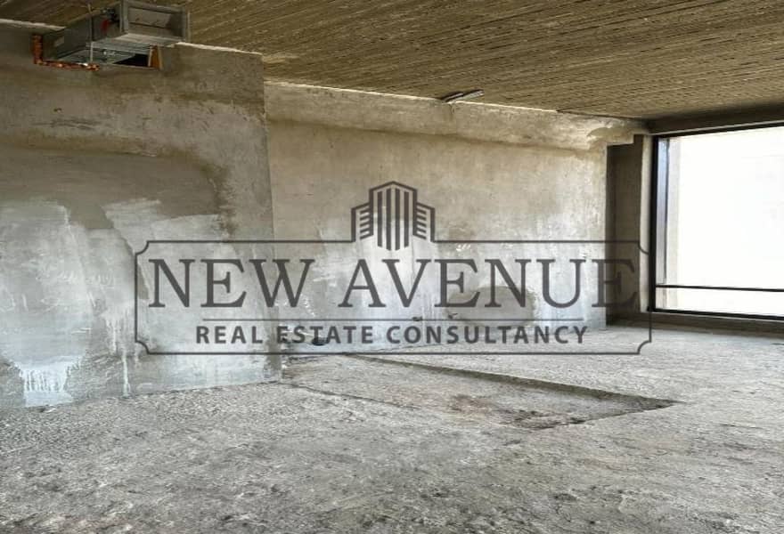Office 119 Sqm Rent District 5 Semi Finished New Cairo – pohled 3
