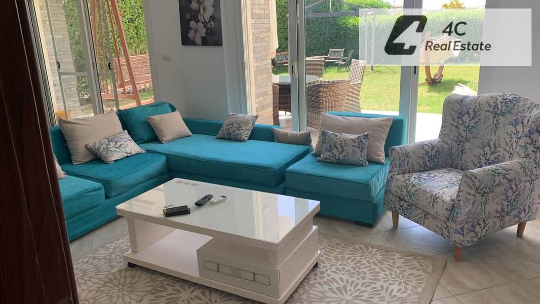 Duplex for sale, 180 square meters, fully furnished, below market price, view of swimming pool, very special location in Amwaj, North Coast. - Ansicht 4