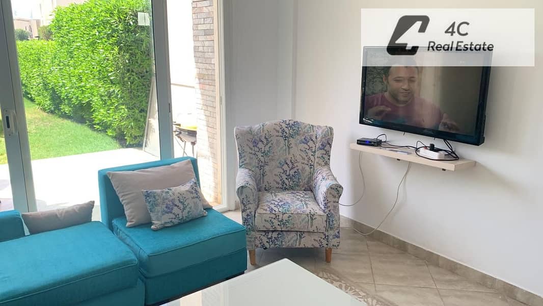 Duplex for sale, 180 square meters, fully furnished, below market price, view of swimming pool, very special location in Amwaj, North Coast. - Ansicht 6