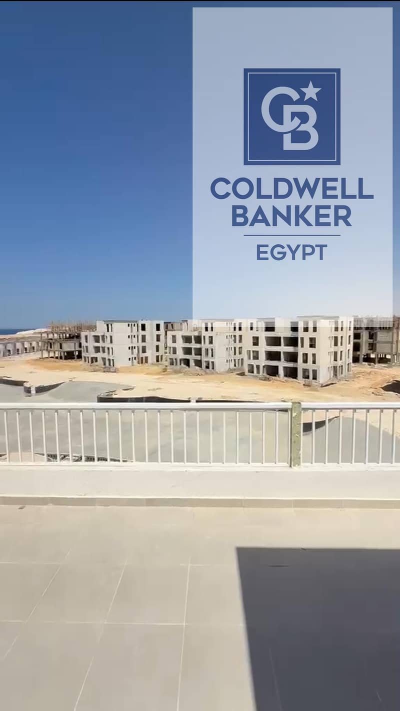 Apartment 135m + 18m terrace for sale, fully finished with a direct sea view in Cali Coast, Ras El Hekma – North Coast - 3 bedrooms - Ansicht 3
