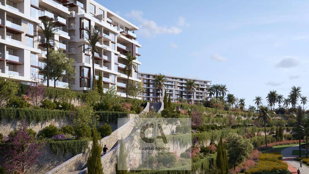 Fully finished apartment for sale in the most prestigious compound in New Cairo Noll Compound directly opposite Hyde Park 10% down payment - Ansicht 2