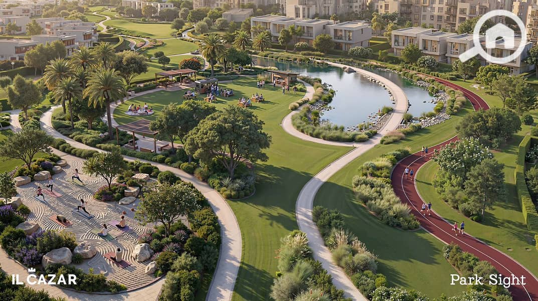At lowest down payment in the market own your apartment with down payment 112,500 EGP in Compound Park Sight New Capital - Widok 4