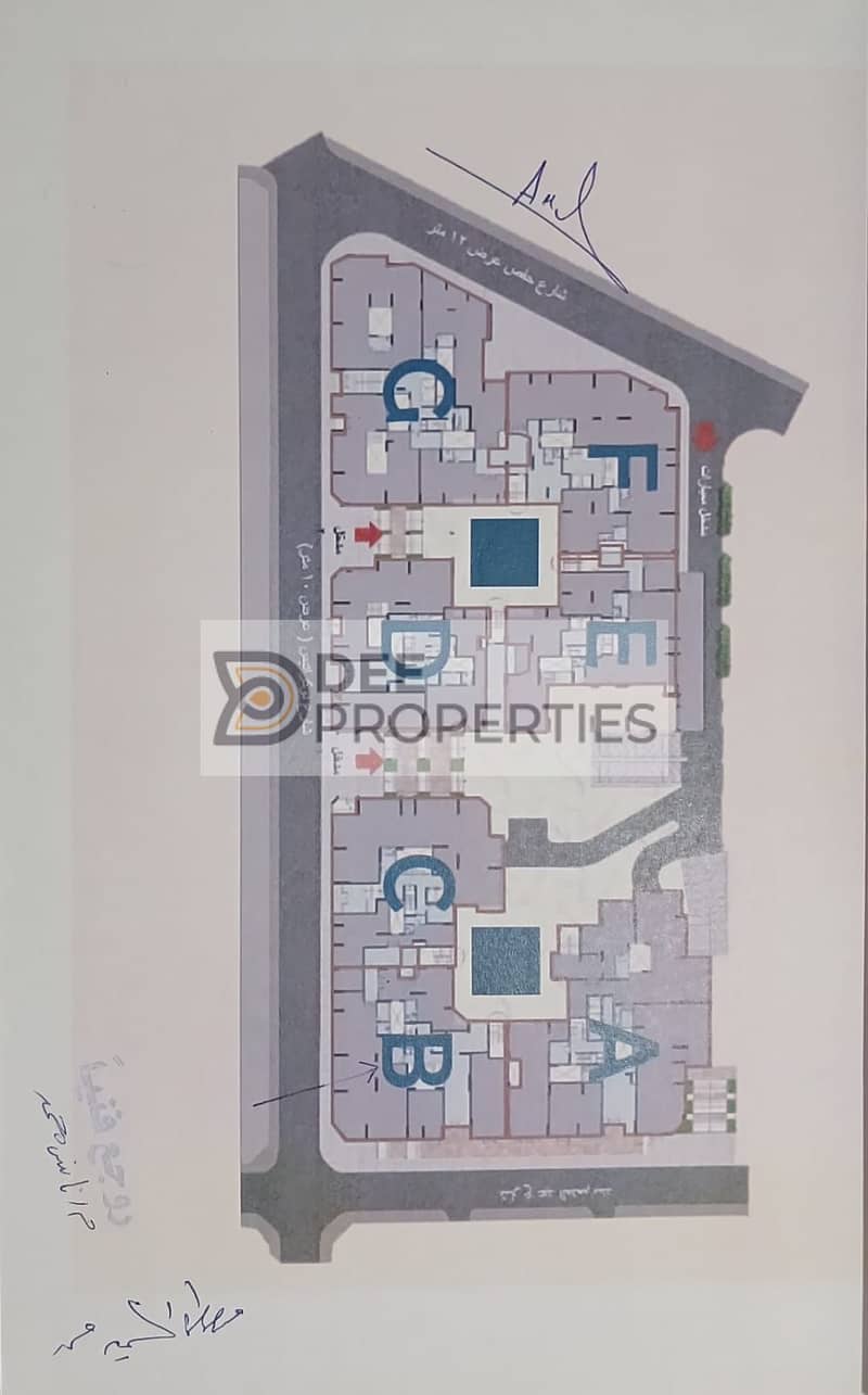 184 sqm Apartment for Sale in Raqia Compound – Ibrahimia | semi Finished - Widok 6