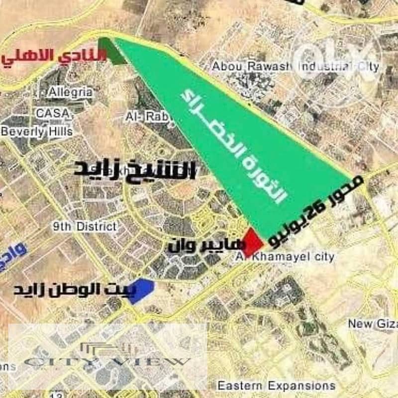 Opportunity for housing, first investment, a plot of land for sale in بيت وطن, west of the university. A very distinctive plot, 500 square meters in size, located west of the university, one of the strongest locations for housing and investment. - Ansicht 5