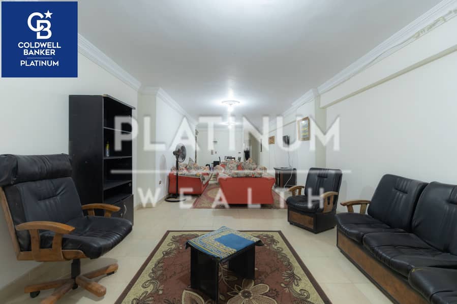 Open view Lux finishing Furnished apartment for rent, 200 m² in Al-Ibrahimia (Tanis Street) - Widok 3