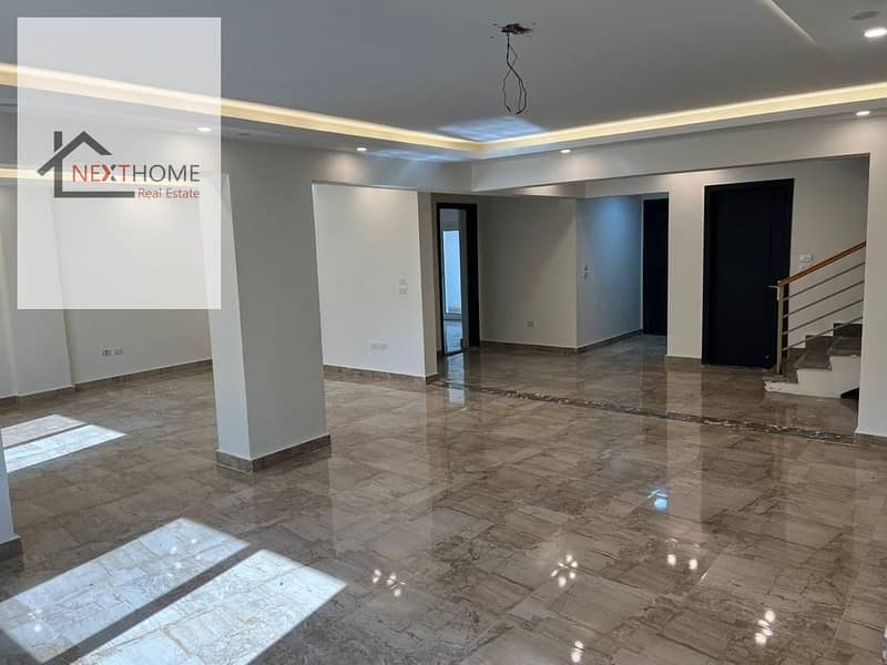 Fully finished duplex with a private garden in Corniche Heights, located next to The American University in Cairo (AUC), featuring a prime location, h - Ansicht 2