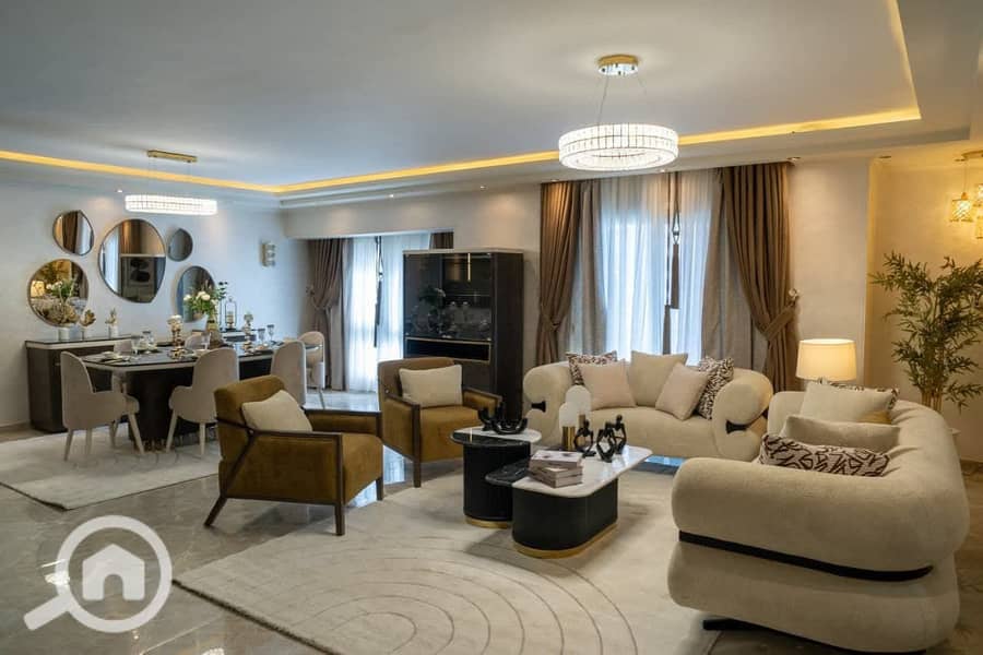 Hotel apartment for sale in the heart of New Cairo, immediate delivery, fully finished + air conditioning with installments over 5 years - Widok 3
