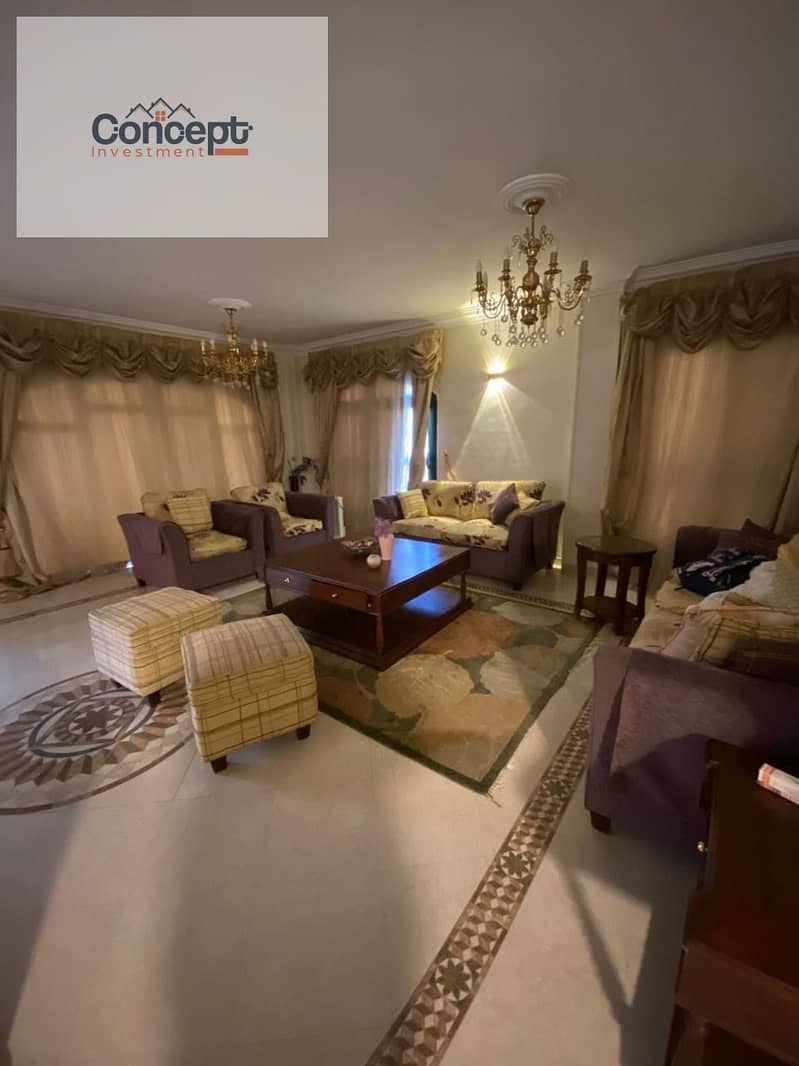 Fully Furnished with AC’s Triplex 262m for Sale in Zizinia Compound New Cairo | 4BR | Panoramic Roof Terrace | Prime Location Near AUC - Ansicht 4
