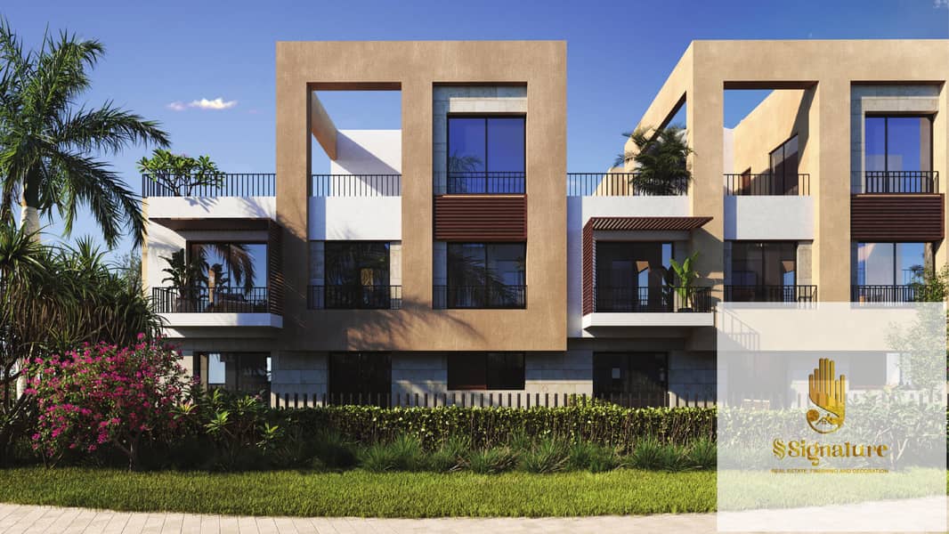 Townhouse for sale, ready for immediate occupancy, with a pool view, at a special price in District 5, Fifth Settlement, New Cairo. - Bild 4