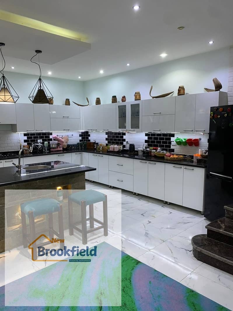 villa Standalone furnished for rent in Emerald Park Compound, next to 90 Street in New Cairo, Fifth Settlement. – pohled 5