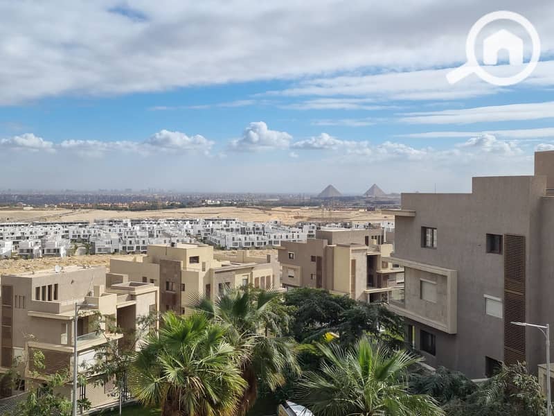 Open duplex with a view of the Pyramids, furnished with air conditioning in Pyramid Heights next to Palm Hills. - Ansicht 2