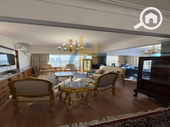 Fully Furnished Apartment for Sale on Maadi Corniche with Modern Finishing and Direct Nile View - Ansicht 5