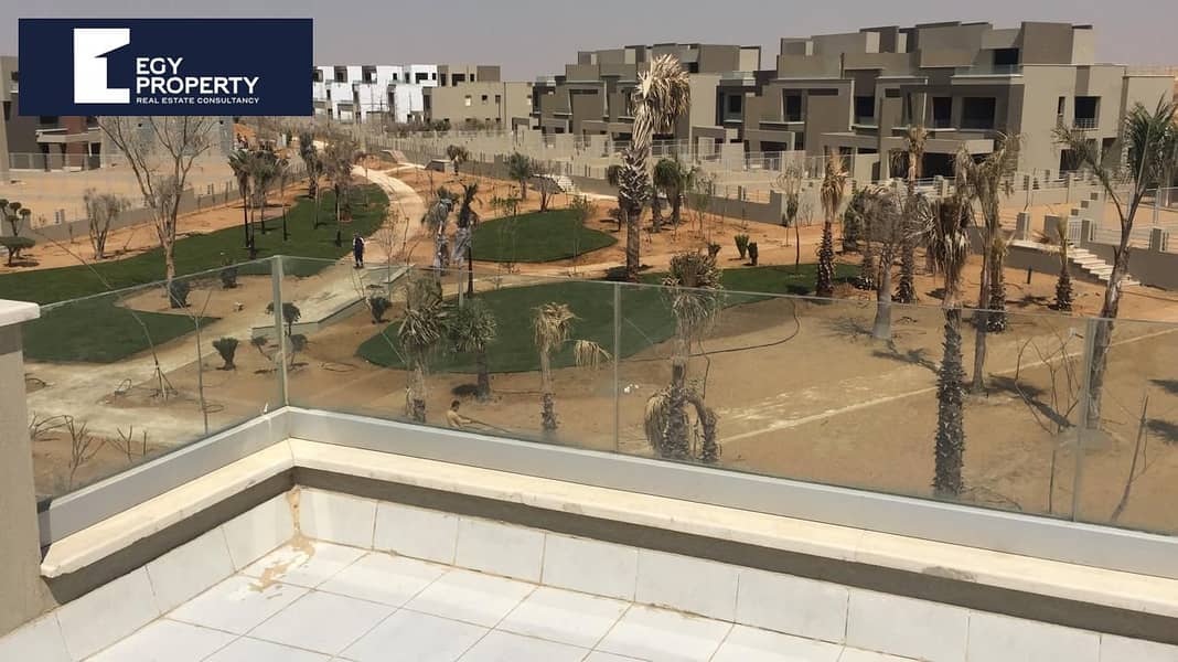Twinhouse villa For Sale in Palm hills katameya extension Ready to move with attractive price - Widok 3