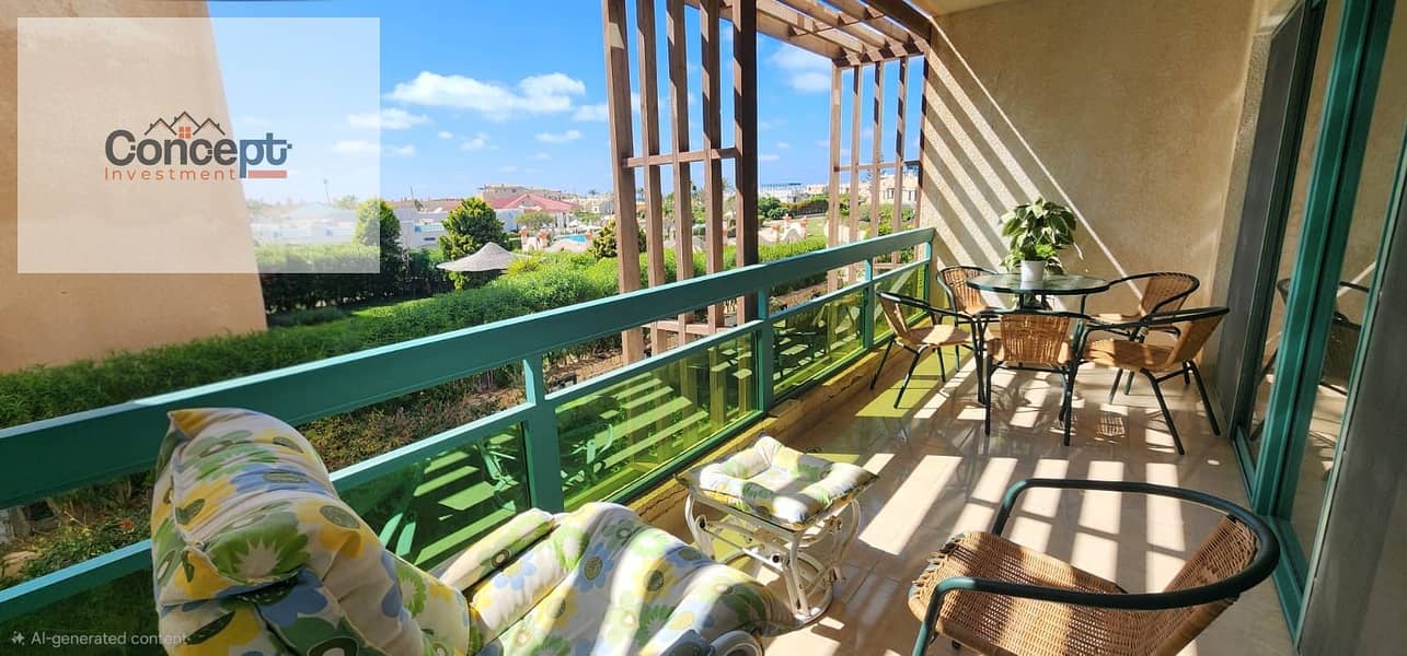 Fully Furnished Chalet for Sale in Mina 4 North Coast | 154 SQM | Sea View & Aqua View | 3 Bedrooms | Large Terrace | Ready to Move - Ansicht 4