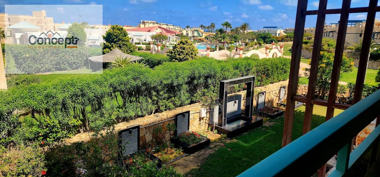 Fully Furnished Chalet for Sale in Mina 4 North Coast | 154 SQM | Sea View & Aqua View | 3 Bedrooms | Large Terrace | Ready to Move - Ansicht 5