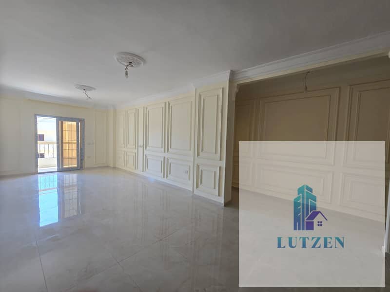 Super Lux Apartment for Rent in Andalus 2 New Cairo 220 sqm 3 Bedrooms 3 Bathrooms Prime Location Near Services and Main Roads – pohled 2