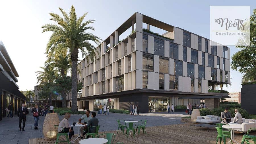 For sale Office, 63 sqm, at a prime location, land scape view in Artlife New Giza, 6th of October City. - Widok 2