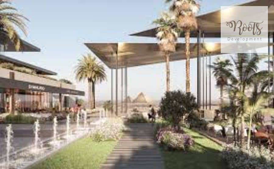 For sale Office, 63 sqm, at a prime location, land scape view in Artlife New Giza, 6th of October City. - Widok 6