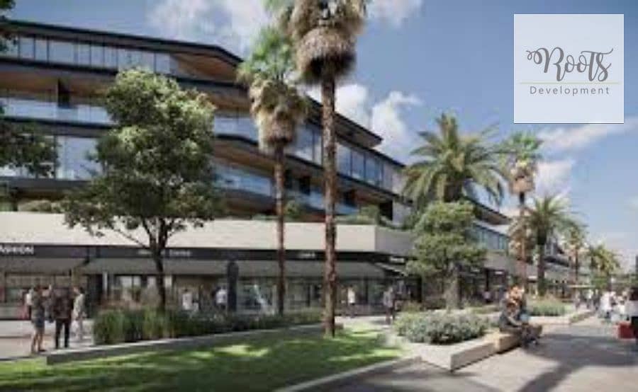 For sale Office, 63 sqm, at a prime location, land scape view in Artlife New Giza, 6th of October City. - Więcej