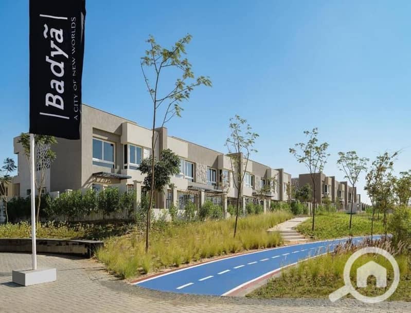 Corner Townhouse for Sale in Badya Palm Hills – Direct Landscape View – pohled 2