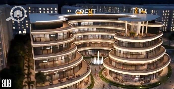 Ground floor shop, 47 sqm, in CRE8T Mall, October Gardens. Main facade, next to the banks complex. Down payment of 572k, with an 8-year installment plan, total price 5.7 million. - Widok 2