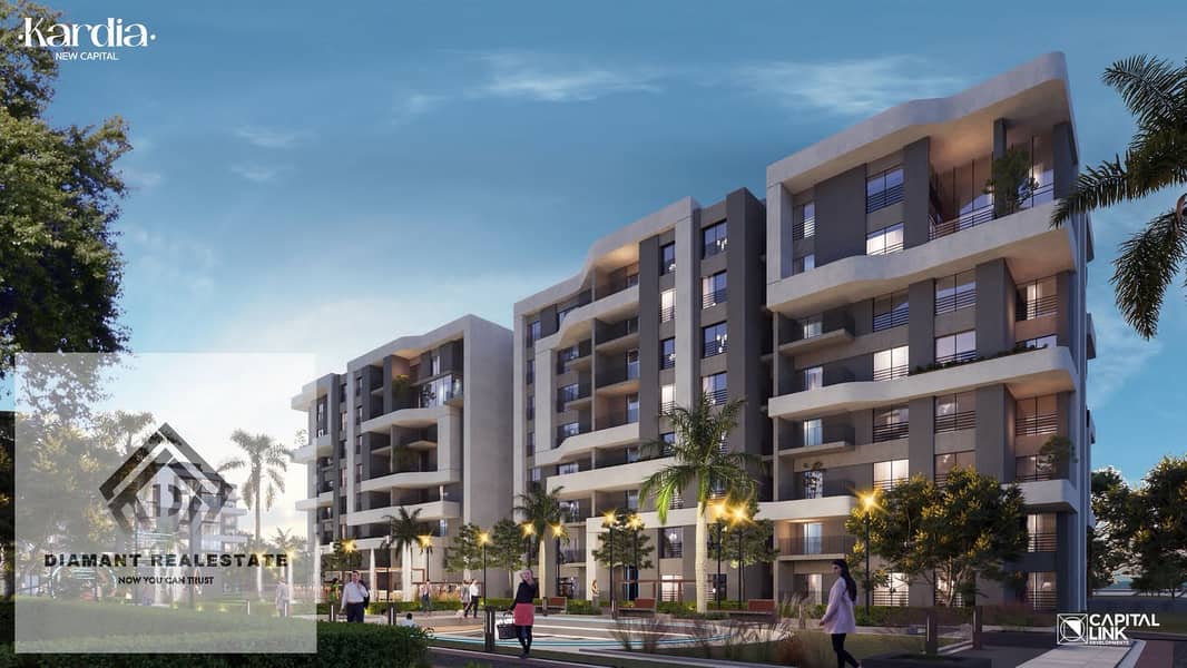 Lowest price For Apartment 3Bed in New Capital, ready for viewing now Over 10Years, panoramic view of all world's embassies and Steps from airport. - Ansicht 6