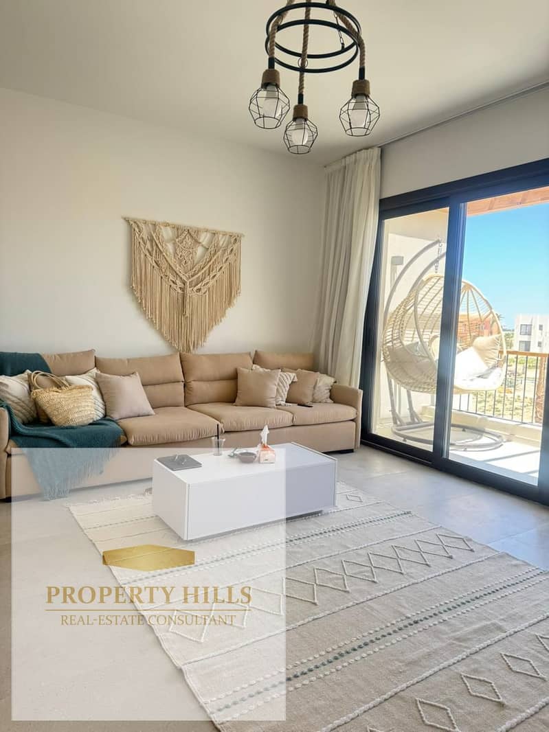 LIMITED UNITS LUXURY FULLY FINISHED CHALET 2 BEDROOMS FIRST ROW LAGOON AND NEAR TO ALL FACILITIES IN EL GOUNA RED SEA WITH INSTALLMENTS OVER 5 YEARS!! - Ansicht 3