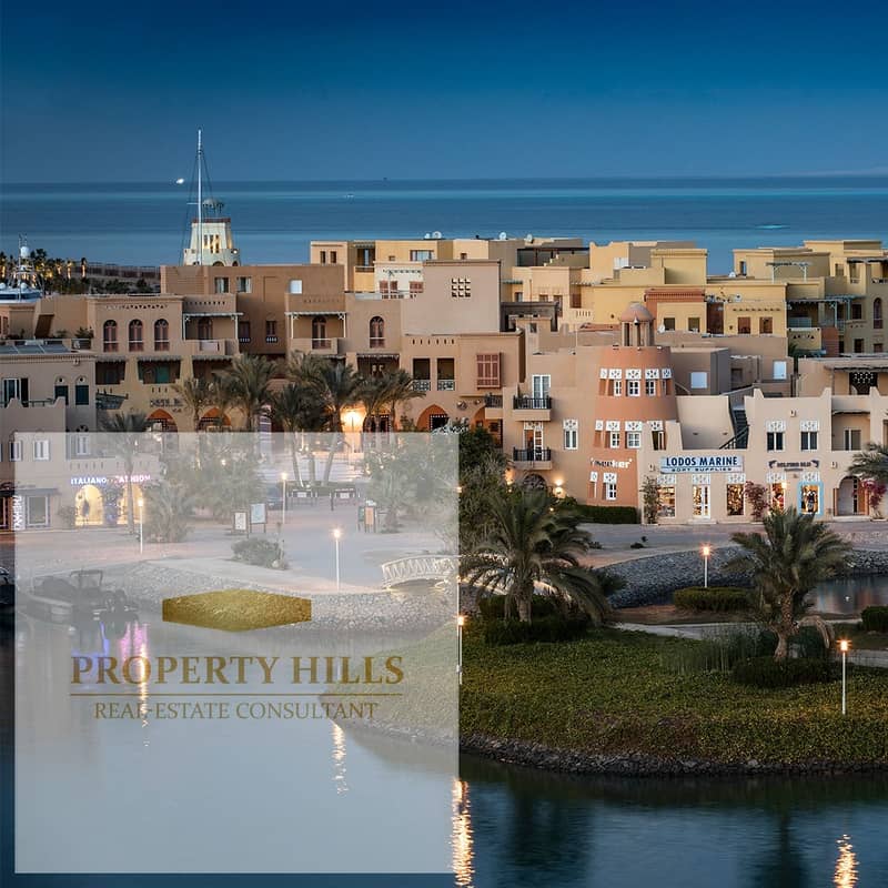 LIMITED UNITS LUXURY FULLY FINISHED CHALET 2 BEDROOMS FIRST ROW LAGOON AND NEAR TO ALL FACILITIES IN EL GOUNA RED SEA WITH INSTALLMENTS OVER 5 YEARS!! - Ansicht 6