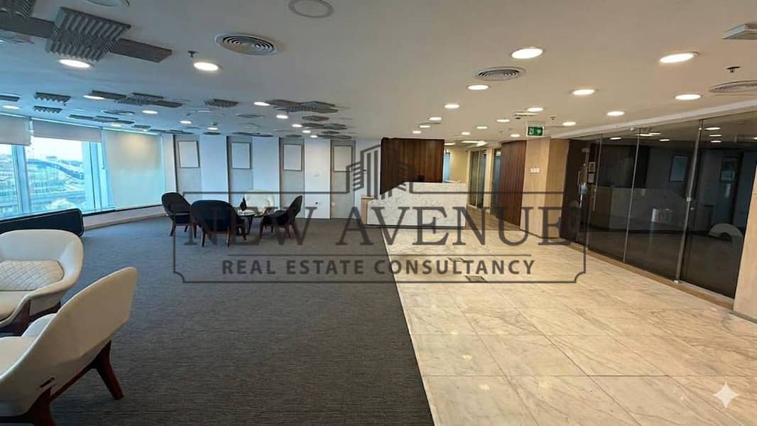 Fully finished office with luxurious finishes for rent on South 90th Street, New Cairo, prime location – další