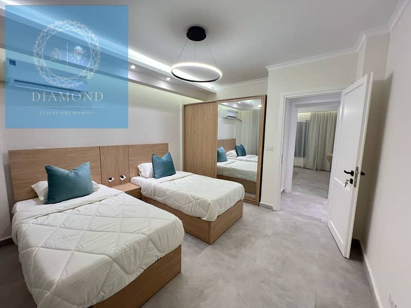 Luxury Furnished 2 Beds Property With Private Garden For Rent In Marassi Catania North Coast - Widok 5