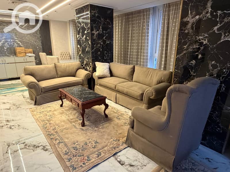 First residence with hotel finishing and a wonderful view of the Nile for daily and monthly rent for families looking for upscale and distinguished living in Dokki. - Ansicht 3