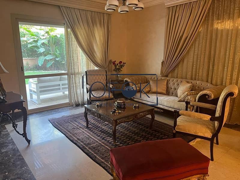 elegant twin house villa for rent with furniture iin the heart of new cairo | prime location compound 3 min away fom 90Th street & the AUC - Ansicht 5
