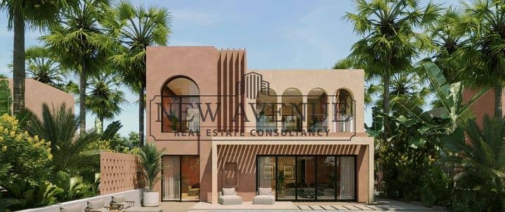 Fully Finished One story third row villa at Ogami by Sodic 4 bedrooms 350 sqm built-up on 750 sqm land delivery in 2028. - Ansicht 6