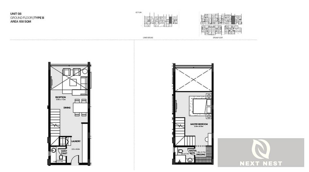 Fully Finished Loft for Sale – 108 SQM with Air Conditioning in Namq Compound, Sheikh Zayed - Widok 4