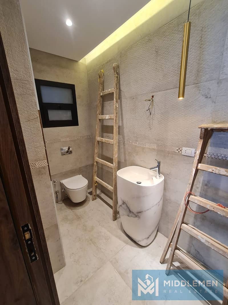 apartment for rent 190m prime location Fully Finished with Furniture SODIC Villette Residences new cairo - Widok 6