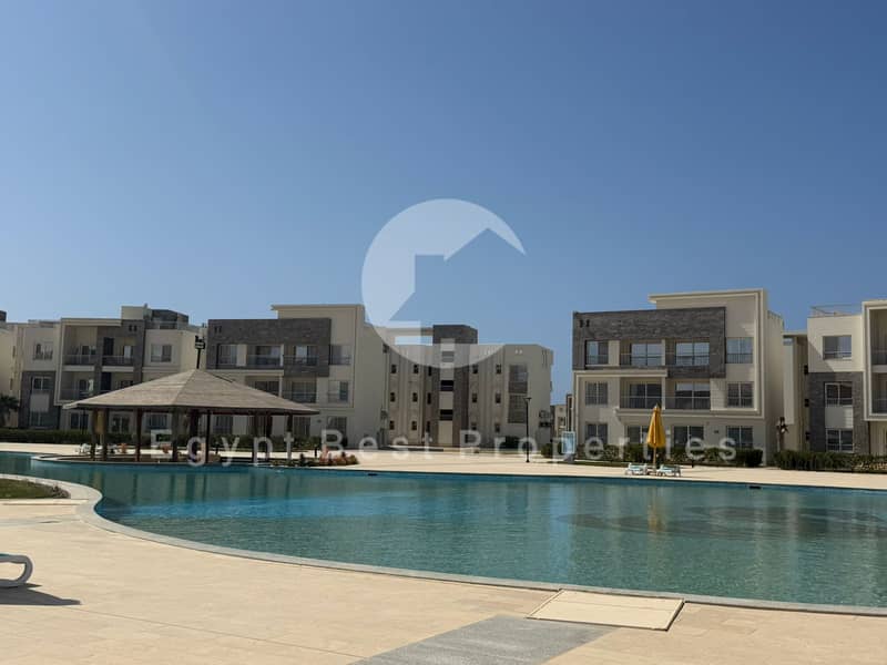 Immediate Delivery in Youd Ras El Hekma by El Ahly Sabbour! 3 Bed Fully Finished Chalet with ACs & Lagoon View. 5% DP & 8 Years Installments. - Mehr