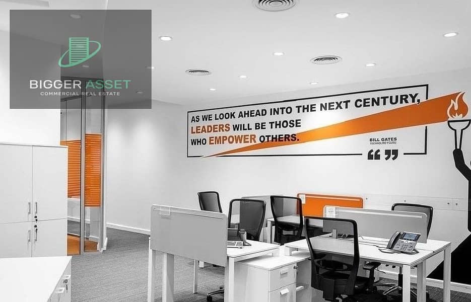 Admin Office|For Rent|Fully Finished+ Acs|500Sqm| prime location - Widok 4