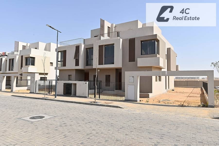 twin house for sale at Sodic East new helioplis 245m Ready to move open view – pohled 2