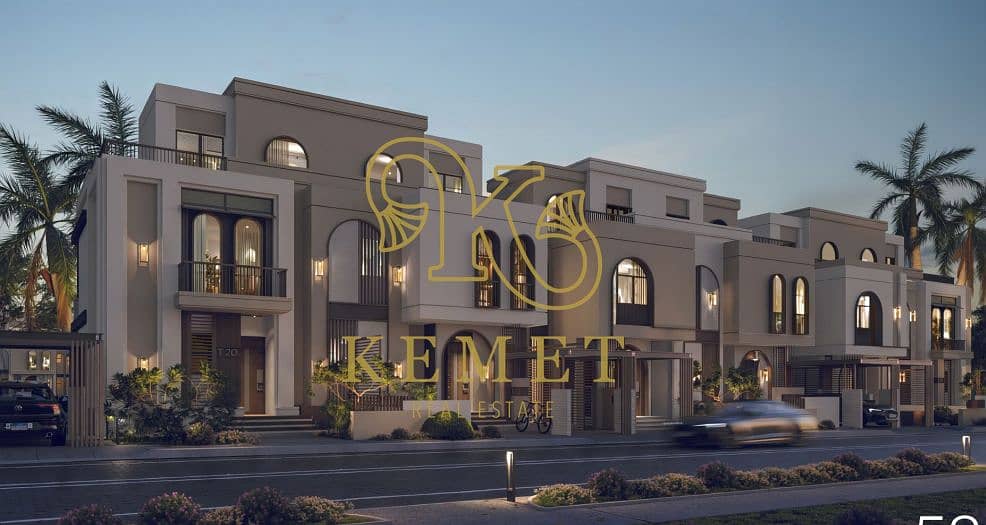 townhouse middle 210m+ 60m open roof + garden in 6th settlement new Cairo – pohled 6