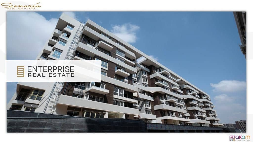 Apartment for sale, ready to move, in a fully constructed building in a compound next to the British University directly on the Central Axis. - Ansicht 2
