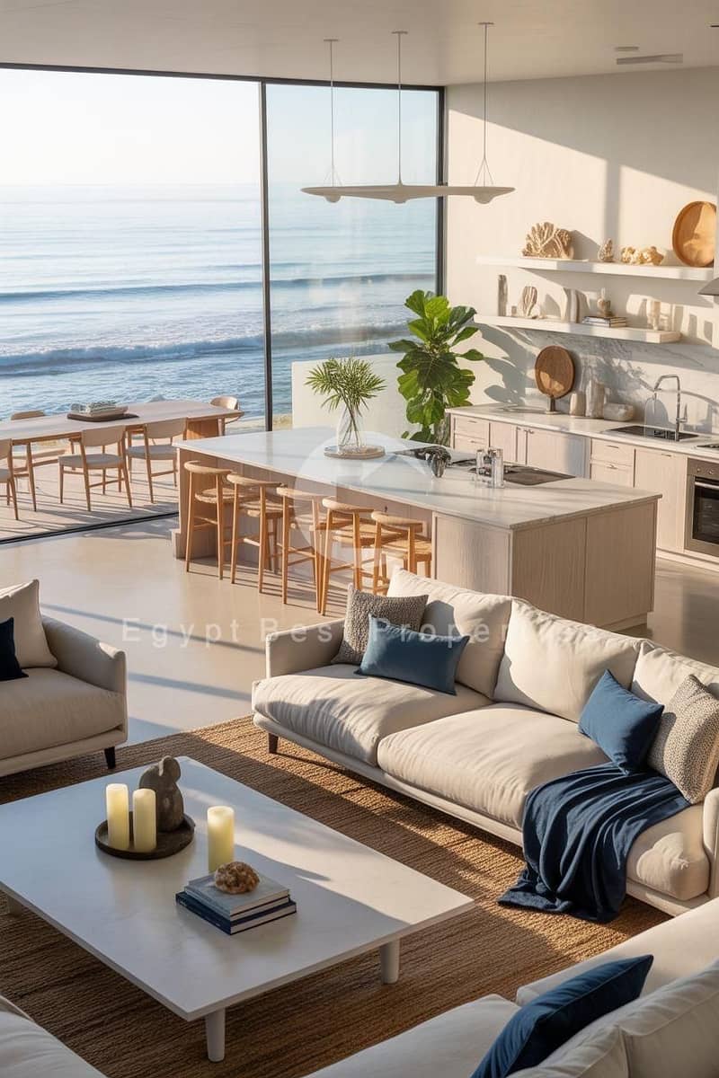 Resale penthouse chalet in Silver Town with a prime lagoon view and Super Lux finishing delivery 2027 | north coast lowest price ,lowest downpaymen – pohled 4