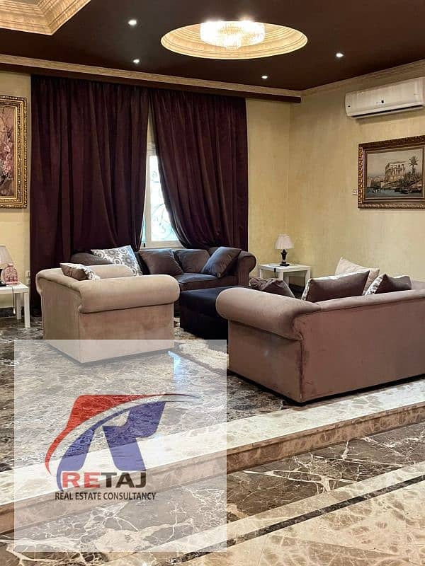 Luxury apartment for sale in Al Nakheel Compound, New Cairo | 365 sq m | Direct view of Wadi Degla Club and tennis courts - Widok 4