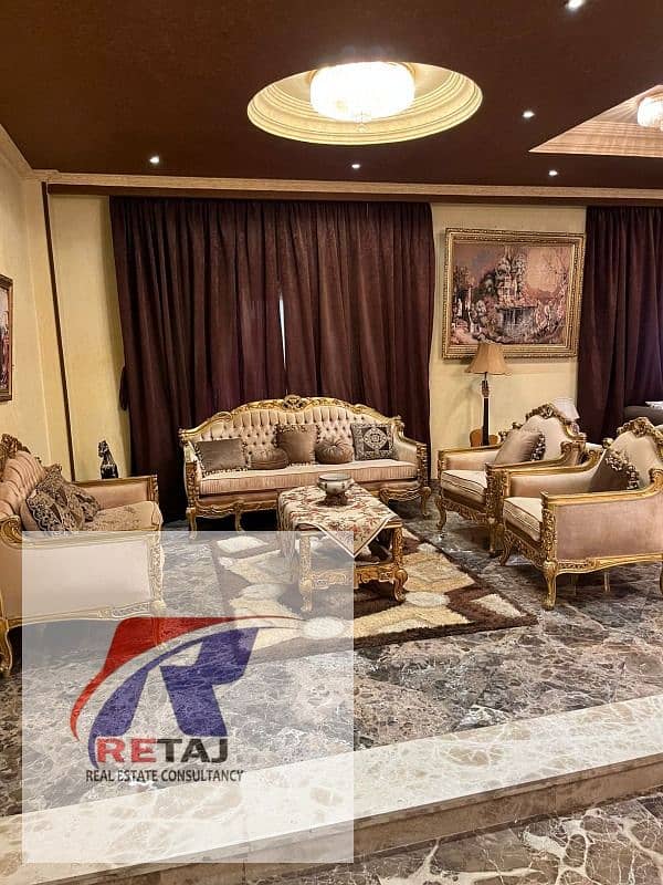 Luxury apartment for sale in Al Nakheel Compound, New Cairo | 365 sq m | Direct view of Wadi Degla Club and tennis courts - Widok 6