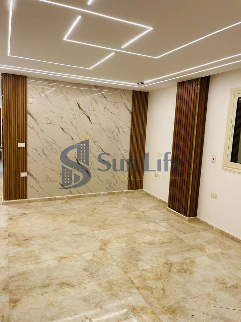 Apartment for sale, fully finished with super lux standards at a special price in Al-Fardous City, Investment Area in front of Dreamland and next to Al-Ashgar neighborhood, 6th of October. - Widok 4