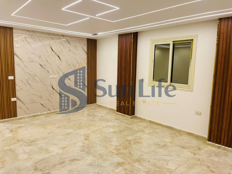 Apartment for sale, fully finished with super lux standards at a special price in Al-Fardous City, Investment Area in front of Dreamland and next to Al-Ashgar neighborhood, 6th of October. - Widok 5