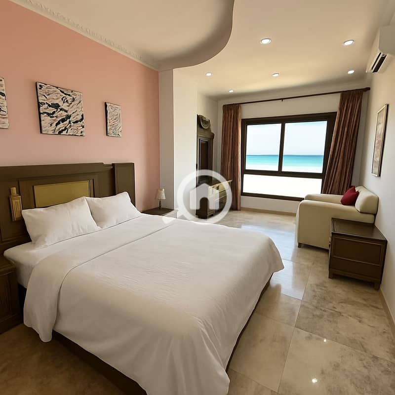 1BR Sea View Apartment at Turtles Beach Resort - Widok 4