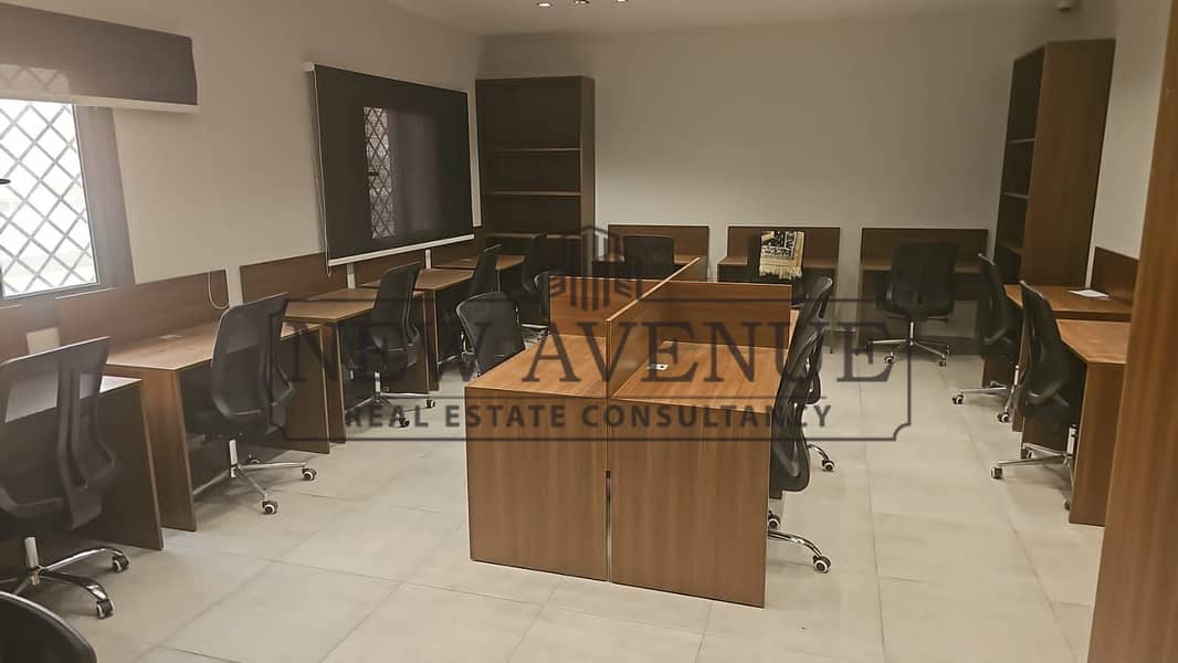 Furnished Admin Office 190 sqm in a Business Building Direct on Mohi Al Din Abou Al Ezz for Rent - Widok 3